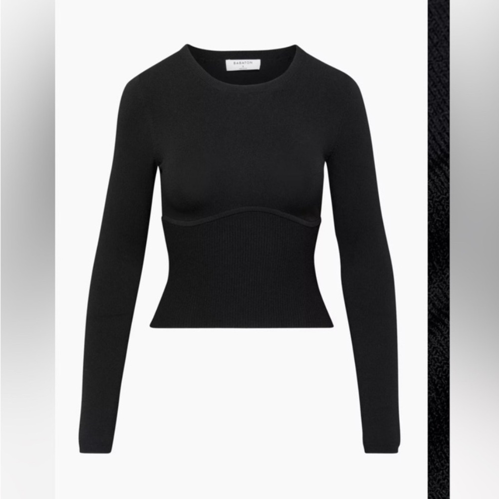 Babaton sculpt knit long sleeve